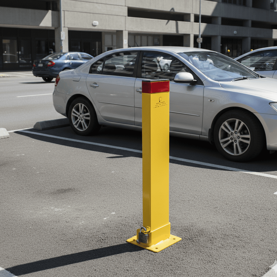 Parking Protection Rack Fold Down Parking Protector Bollard 800mm | eSafety Supplies – eSafety ...