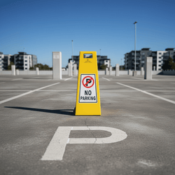 Bollard - Slimline Parking Protector | Pad Lock