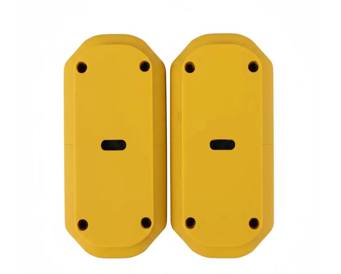 140mm Removable Surface Mounted Keylock Shoe Base Only - Yellow