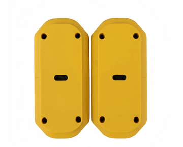 140mm Removable Surface Mounted Keylock Shoe Base Only - Yellow
