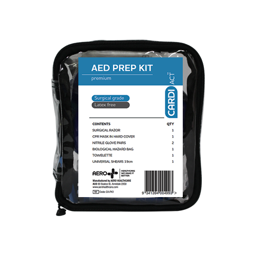 CARDIACT AED Premium Prep Kit 14 x 16 x 6cm