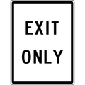 Carpark Sign - Exit Only 3.5 kg 300x450 material Aluminium ES-CSEO-300X450