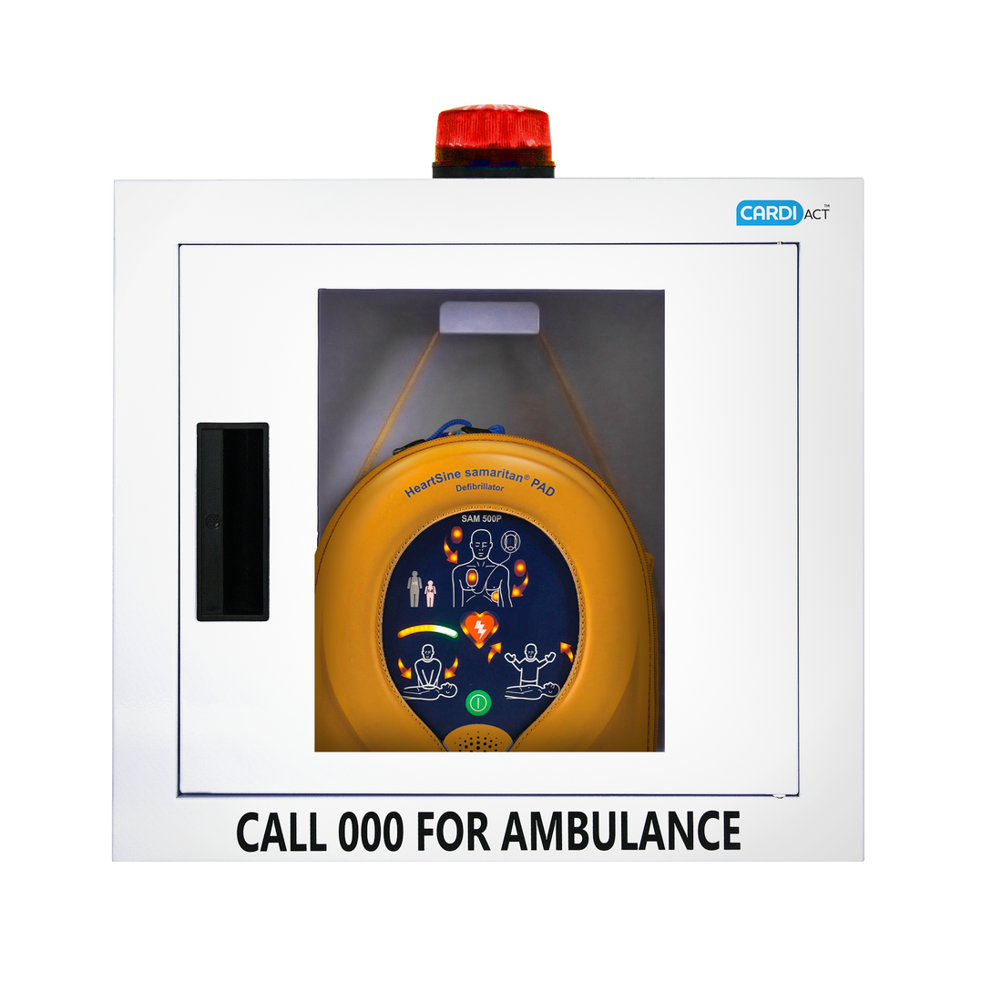 CARDIACT Alarmed AED Cabinet 49 x 35.5 x 14.5cm