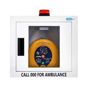 CARDIACT Alarmed AED Cabinet 49 x 35.5 x 14.5cm - Defibrillator and Accessories