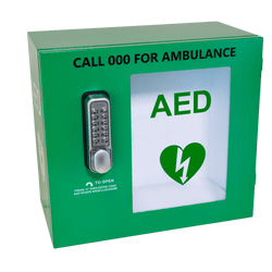 CARDIACT Alarmed Outdoor AED Cabinet with Lock 48 x 47 x 31cm