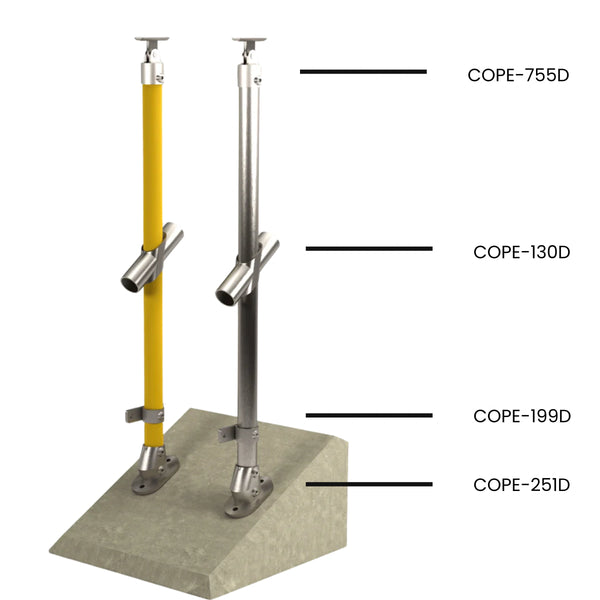 Cope Modular Handrail - CM12 Stanchion