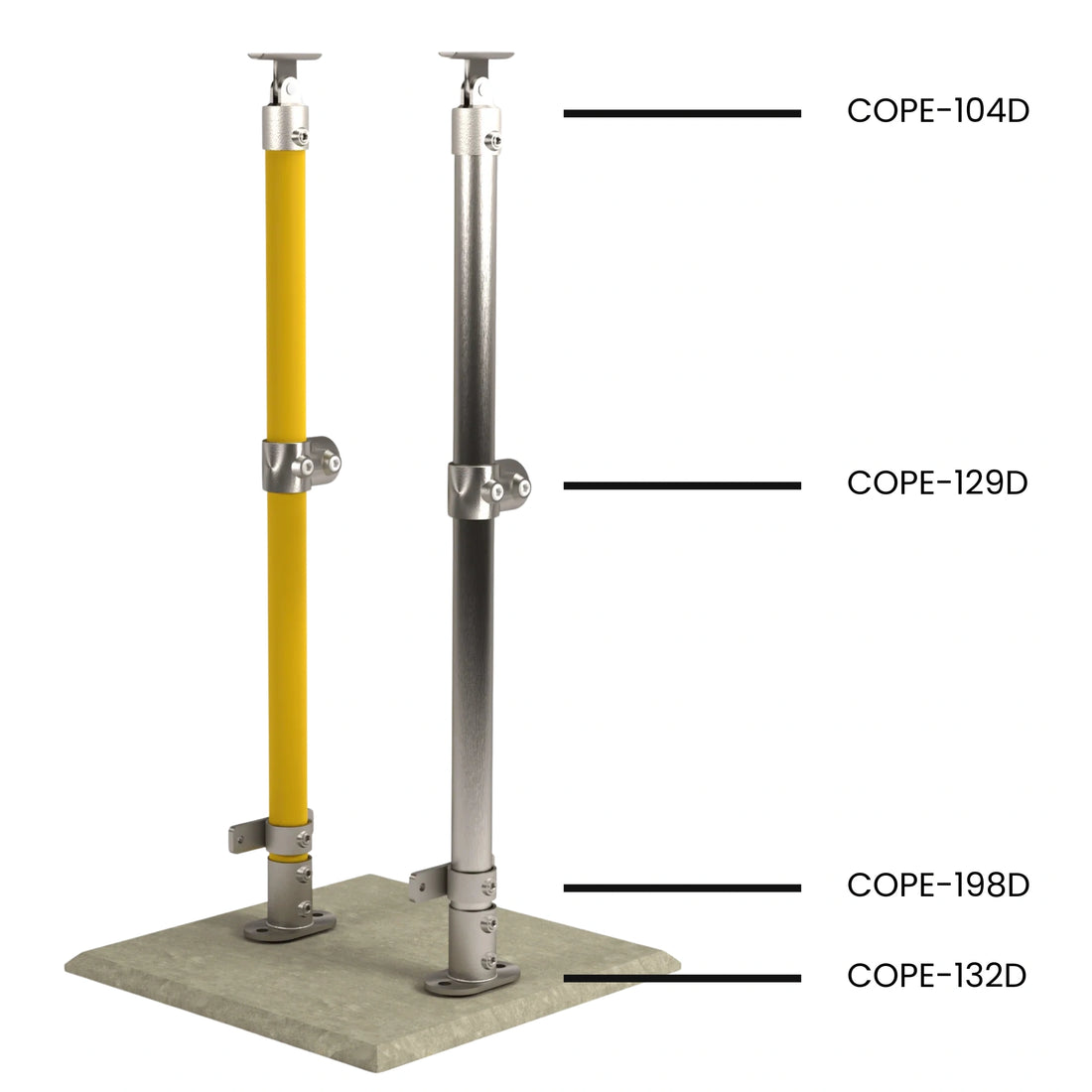 Cope Modular Handrail - CM17 Stanchion