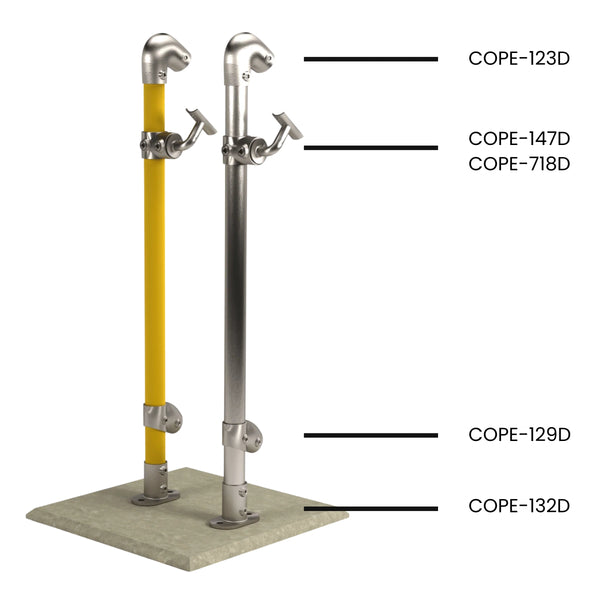 Cope Modular Handrail - CM28 Stanchion