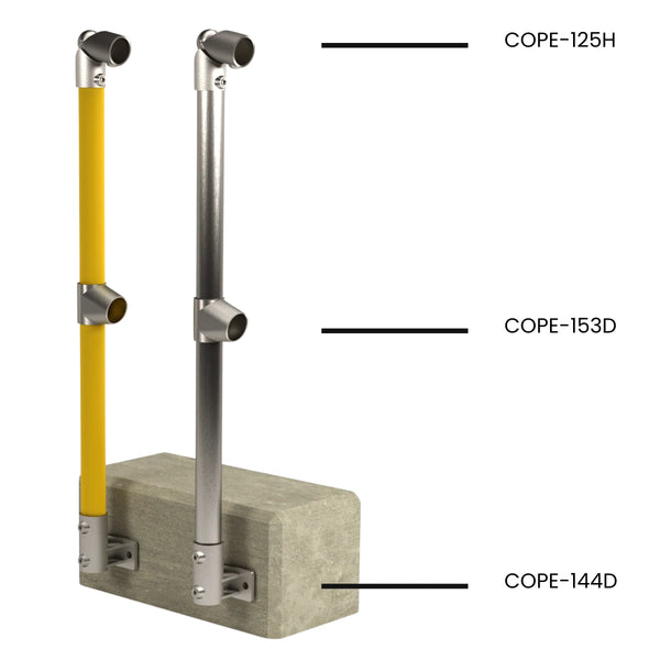 Cope Modular Handrail - CM33 Stanchion