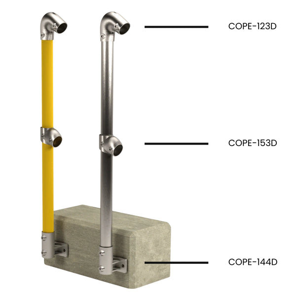 Cope Modular Handrail - CM35 Stanchion