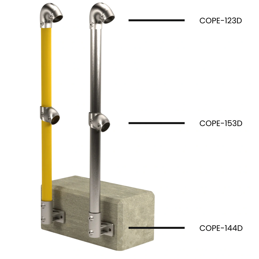 Cope Modular Handrail - CM36 Stanchion