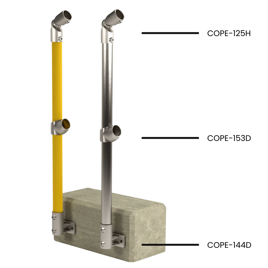 Cope Modular Handrail - CM44 Stanchion