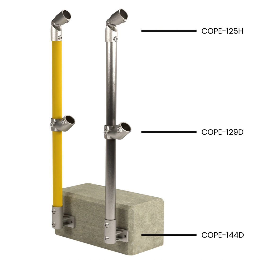 Cope Modular Handrail - CM45 Stanchion