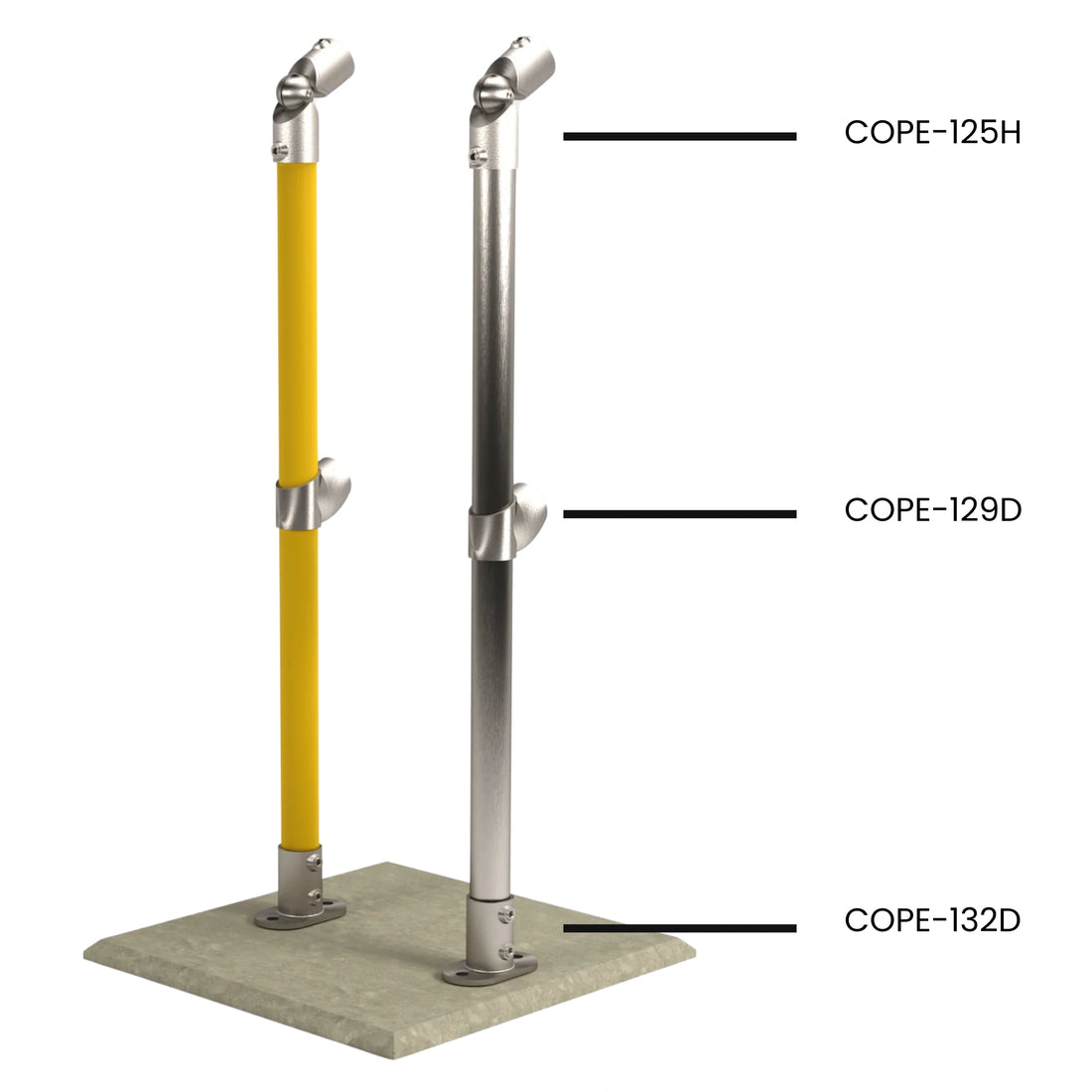 Cope Modular Handrail - CM48 Stanchion