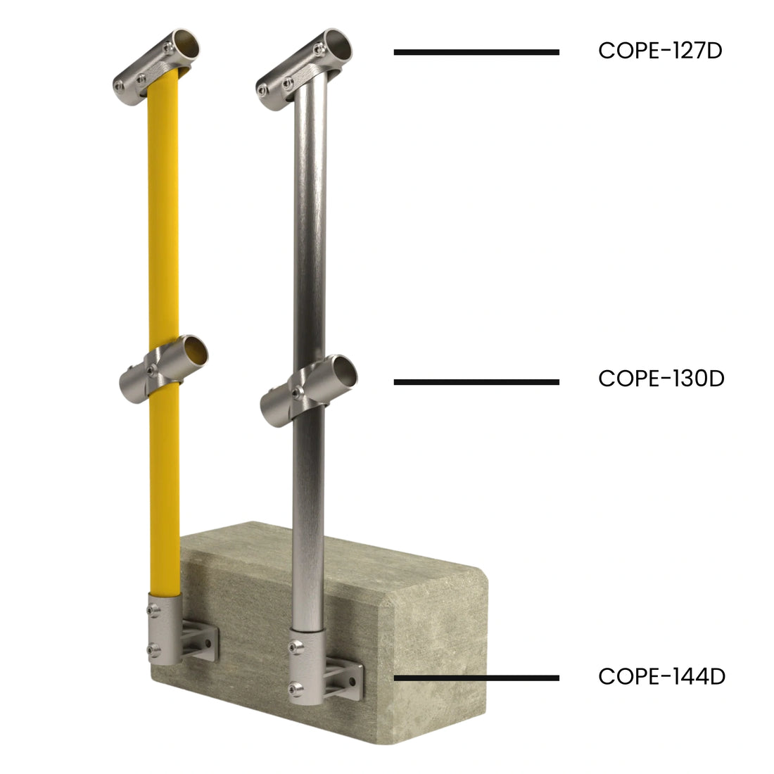 Cope Modular Handrail - CM66 Stanchion