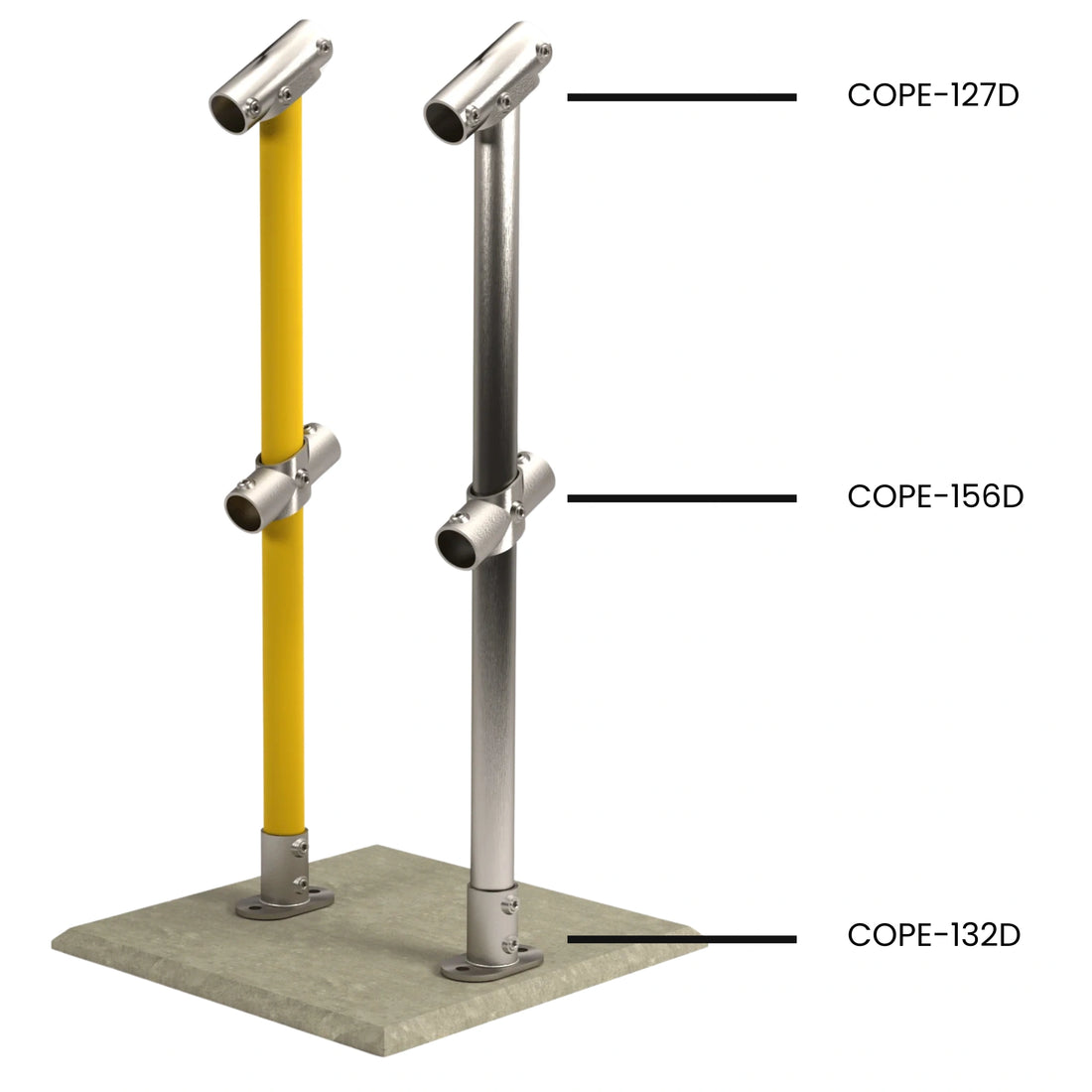 Cope Modular Handrail - CM69 Stanchion