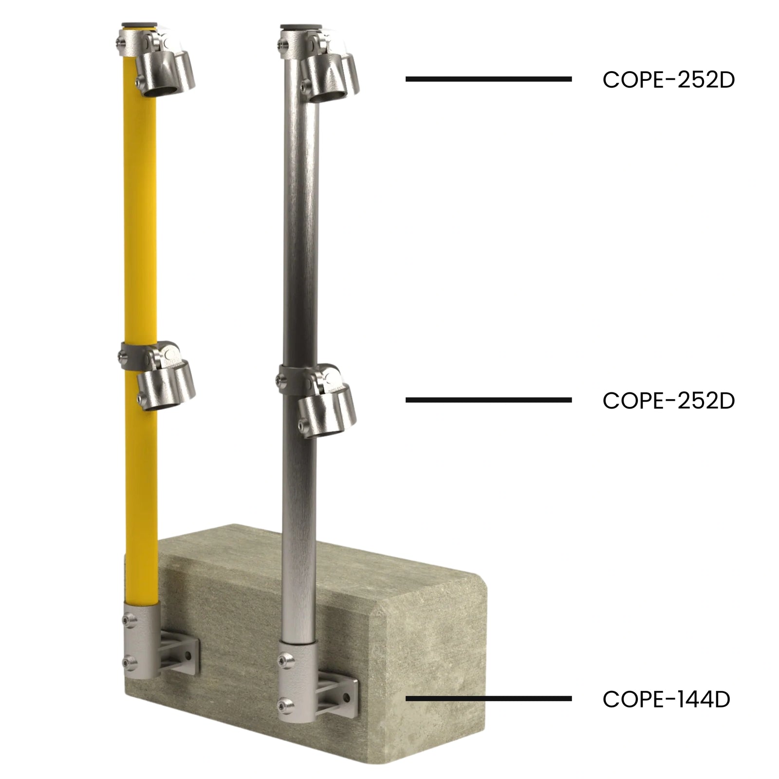 Cope Modular Handrail - CM74 Stanchion