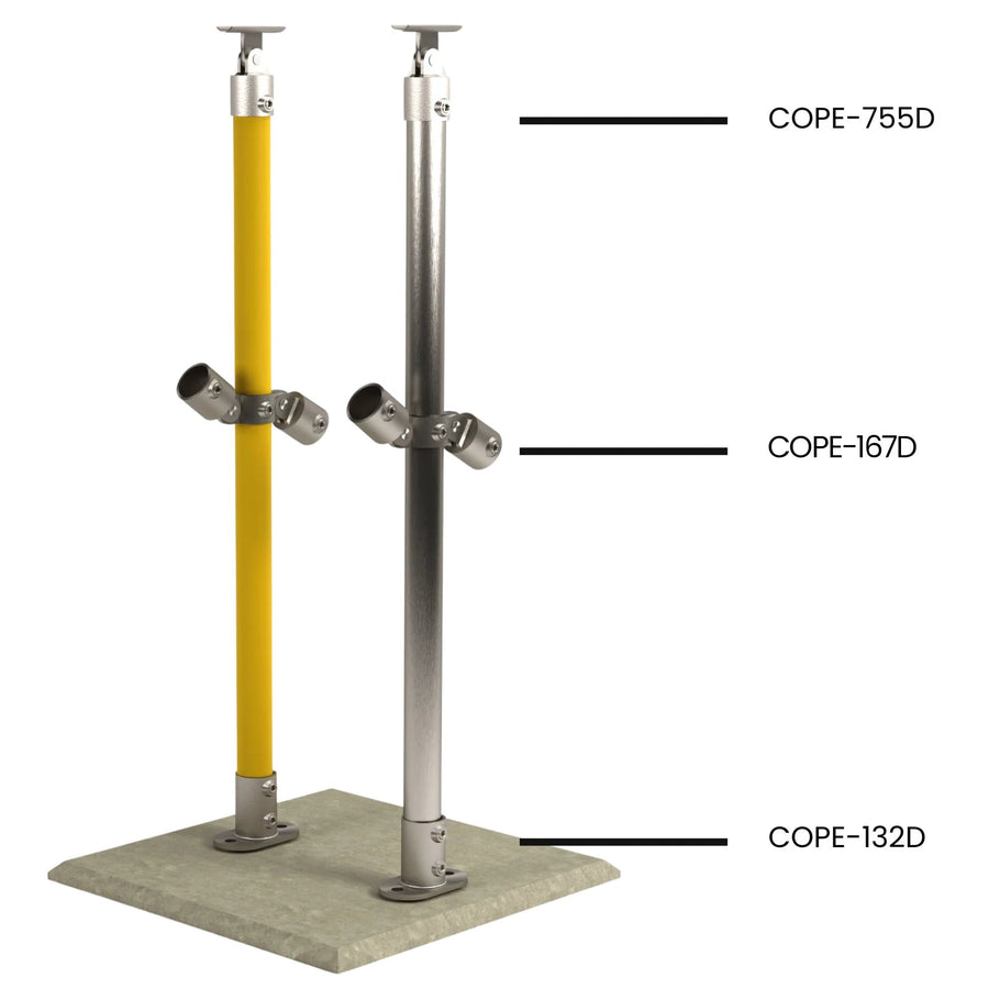 Cope Modular Handrail - CM76 Stanchion