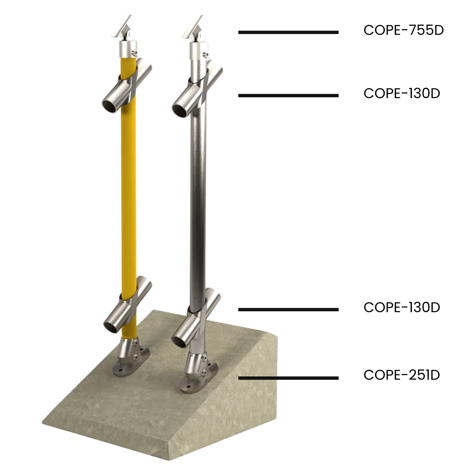 Cope Modular Handrail - CM79 Stanchion