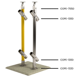 Cope Modular Handrail - CM81 Stanchion