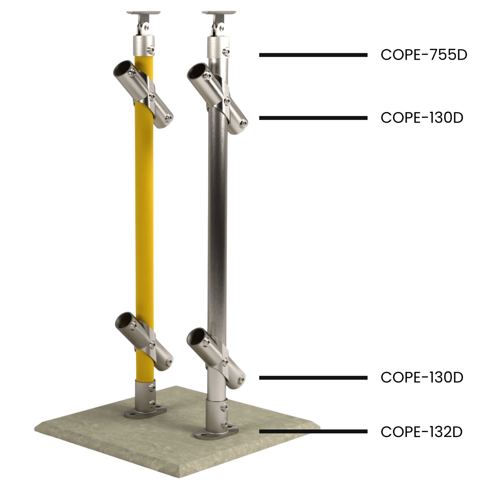 Cope Modular Handrail - CM81 Stanchion