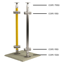 Cope Modular Handrail - CM82 Stanchion
