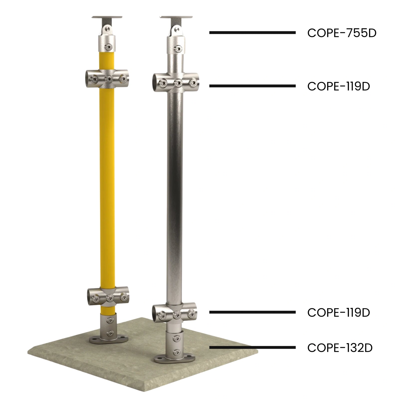 Cope Modular Handrail - CM82 Stanchion