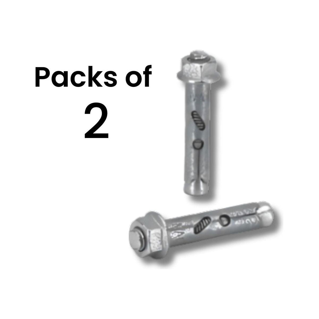 Concrete Fixings - 2Pcs 0.35 kg