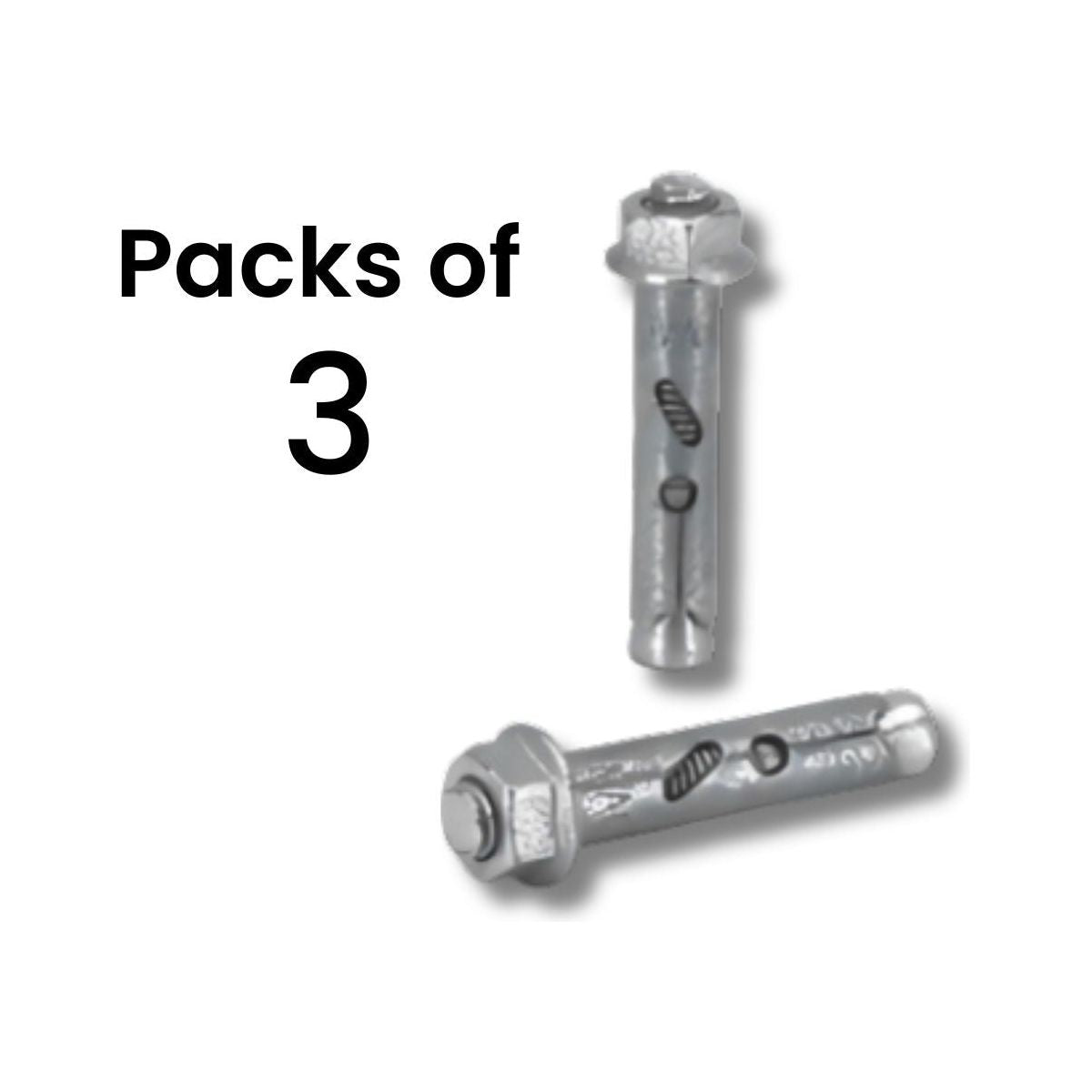 Concrete Fixings - 3Pcs