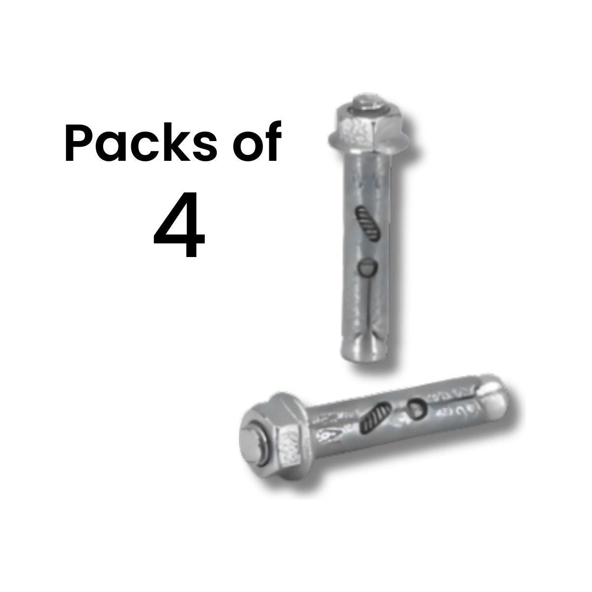 Concrete Fixings -4Pcs 0.7 kg