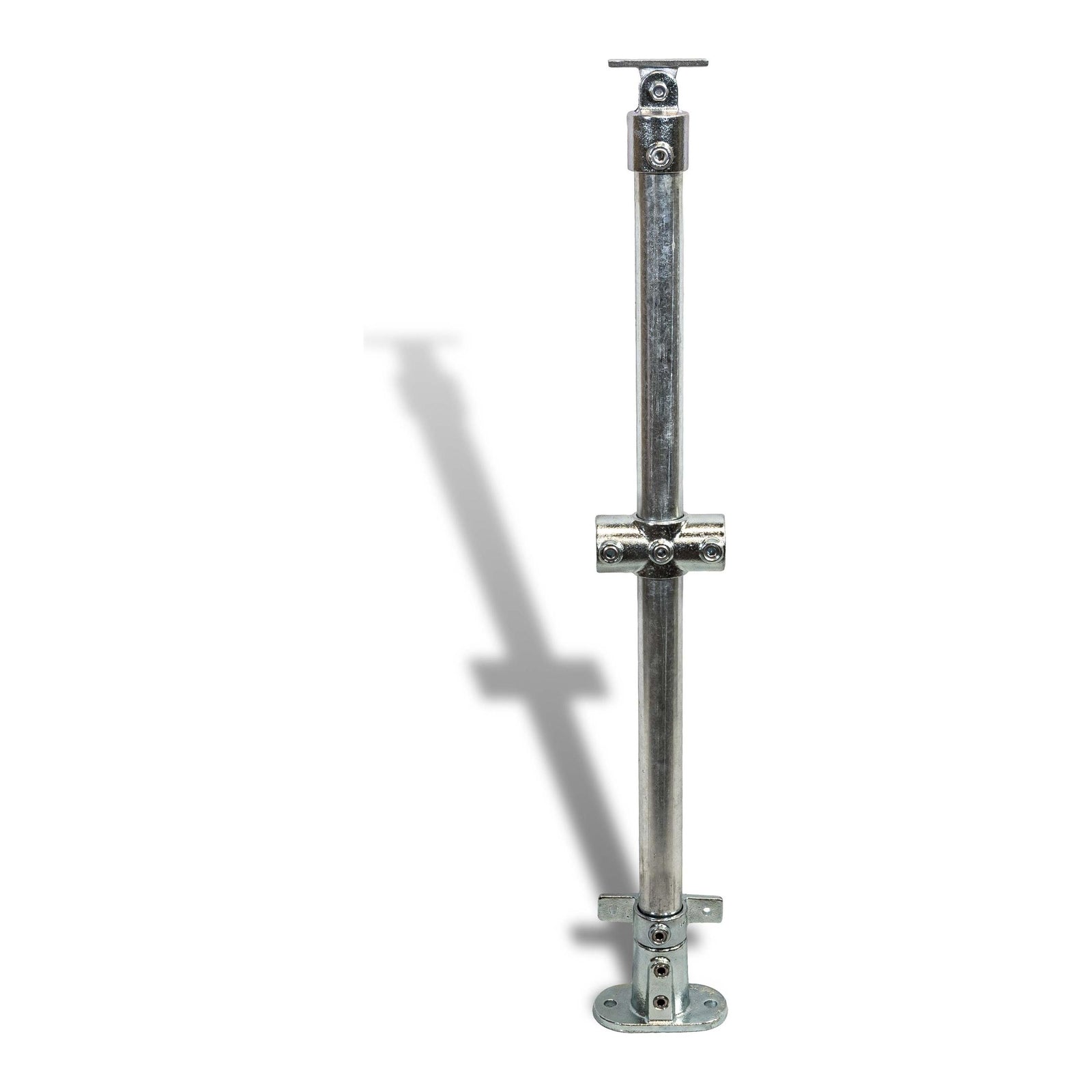Cope – DDA Through Stanchion (Straight Base) – Wall Mount