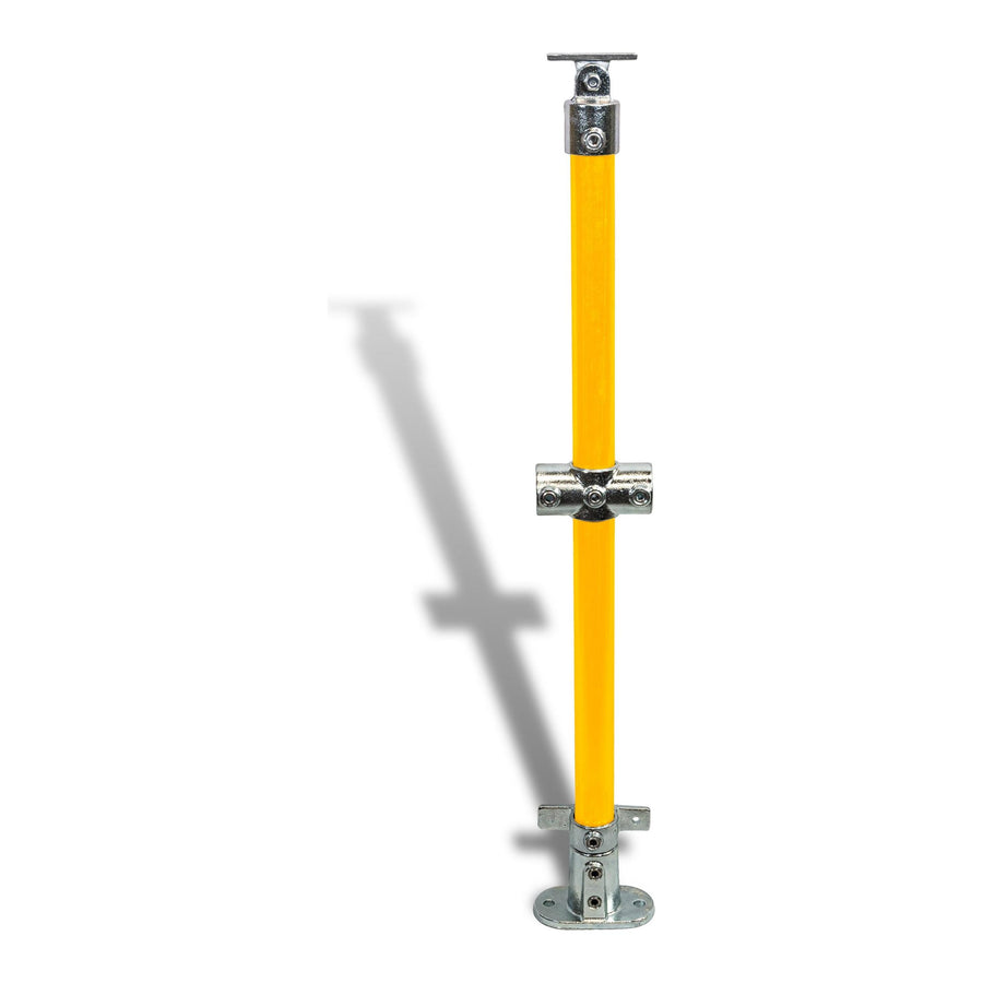 Cope – DDA Through Stanchion (Straight Base) – Wall Mount