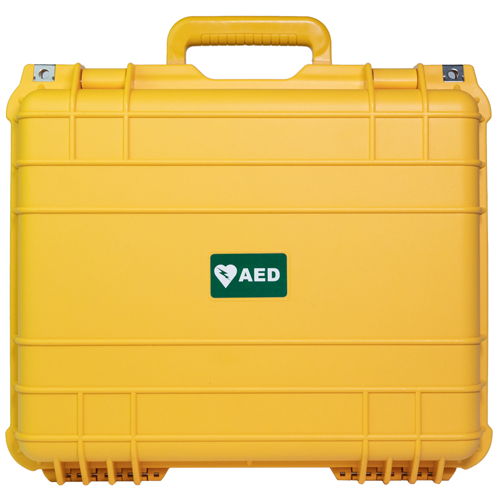 CARDIACT Large Waterproof Tough AED Case  43 x 38 x 15.4cm (Yellow)