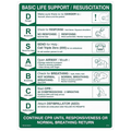 AEROGUIDE Poly CPR Wall Chart 60 x 45cm