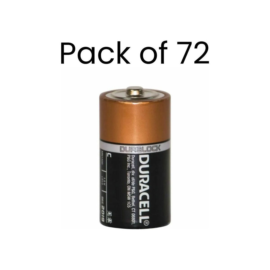 Duracell Coppertop C Batteries