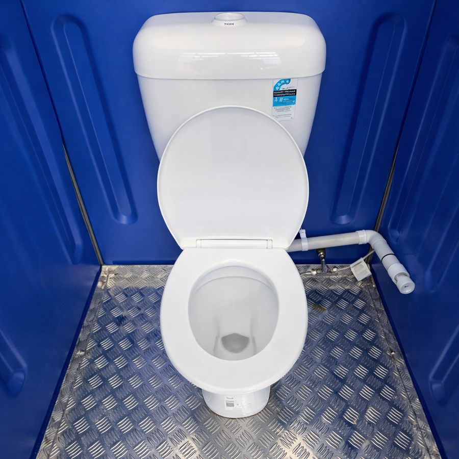Portable Toilet Sewer Connected - Marine Twin Skin - Blue