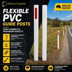 Flexible PVC Guide Post With Reflectors