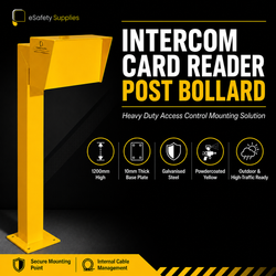 Intercom Card Reader Post Bollard - Heavy Duty - Intercom Bollards