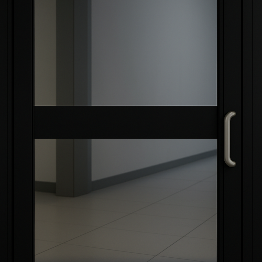 Safety Visual Glazing Strip - Black