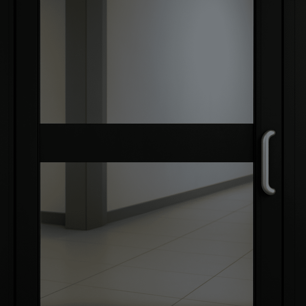 Safety Visual Glazing Strip - Black