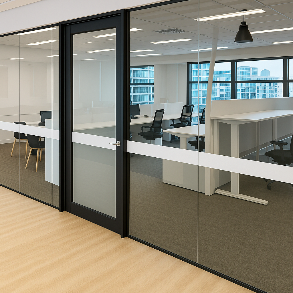 Safety Visual Glazing Strip - White