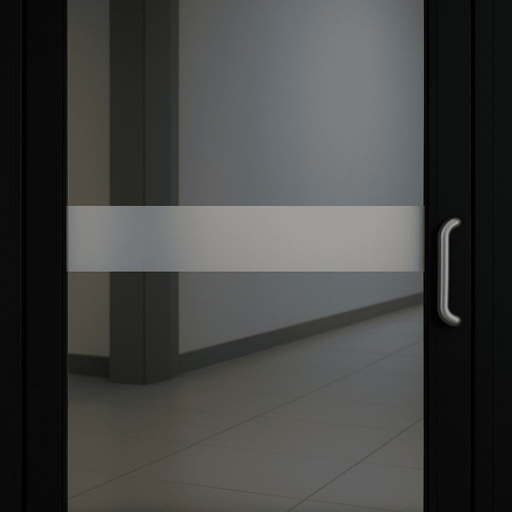 Safety Visual Glazing Strip - Frosted