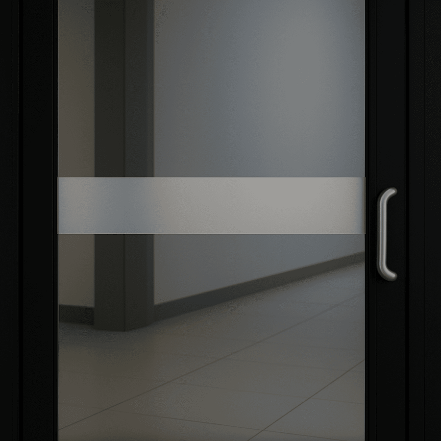 Safety Visual Glazing Strip - Frosted