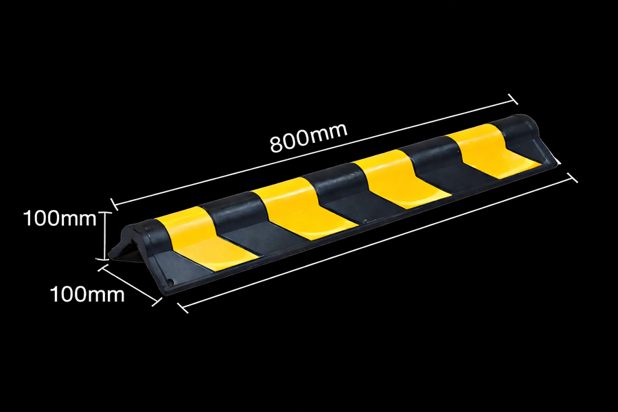Rubber Corner Guard - Round Nose - Reflective