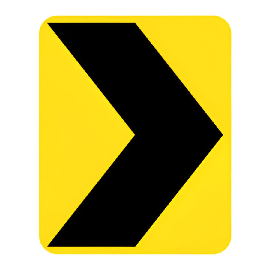 Chevron Hazard Marker - 900x750mm
