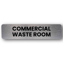 Commercial Waste Room - Brushed Silver