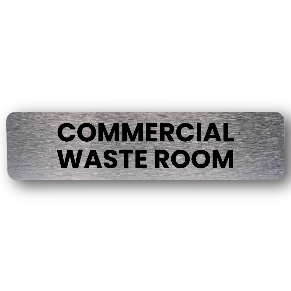 Commercial Waste Room - Brushed Silver