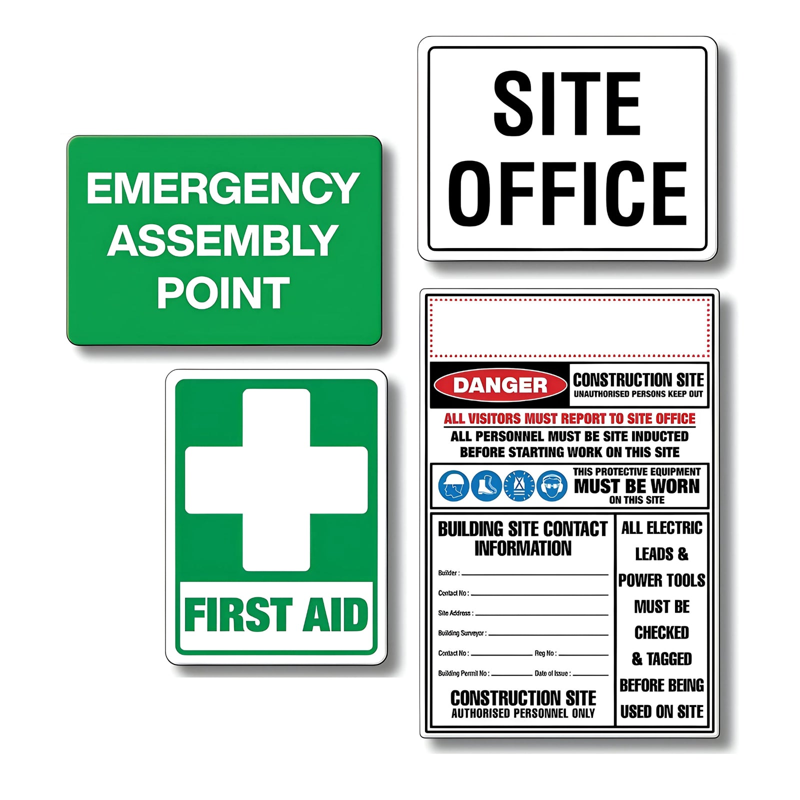 Construction Site Safety Sign Pack