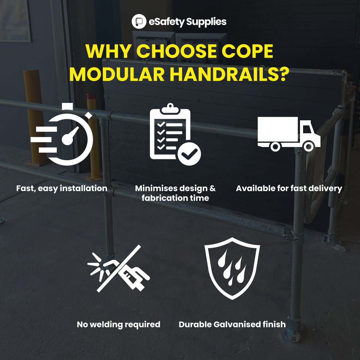 Cope Modular Handrail - CM74 Stanchion