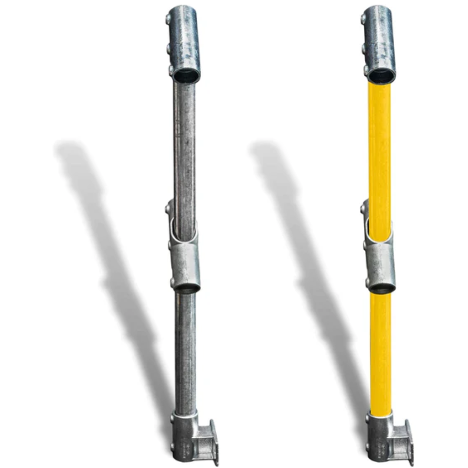 Cope Modular Rail - Angled Through Stanchion (30-45 Degree) - Wall Mount (2)